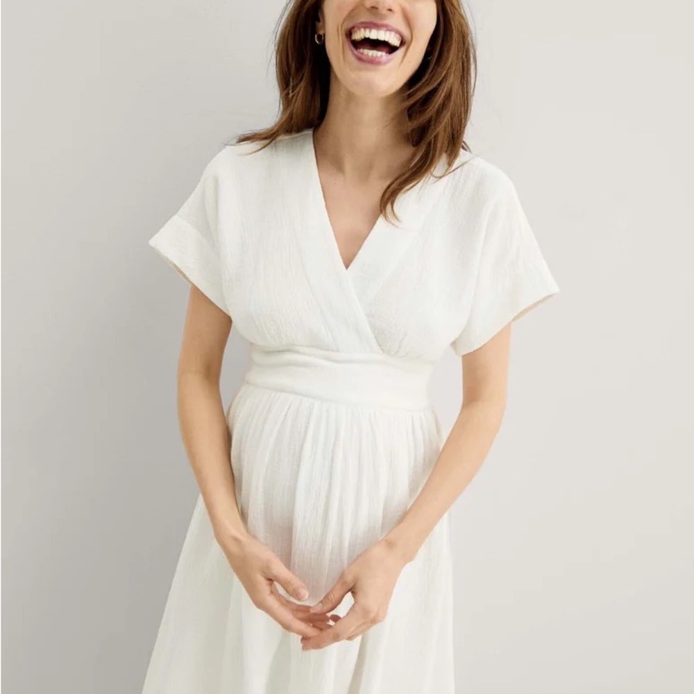 Hatch maternity dress NWT size 3(Large) in white